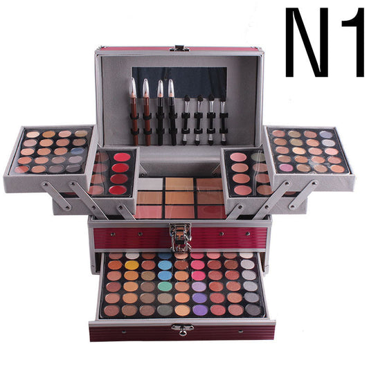 KTX-663123 Multifunctional Comprehensive Makeup Palette with 94 Eye Shadows, Lipsticks, and More