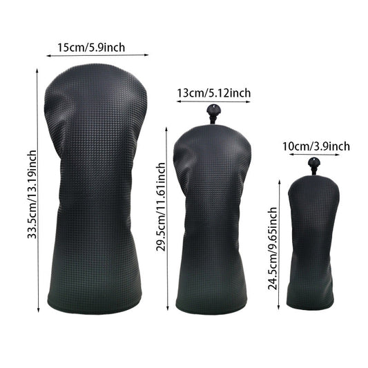 KTX-732243 Black No.1 Wood Golf Club Head Cover for Protection and Style