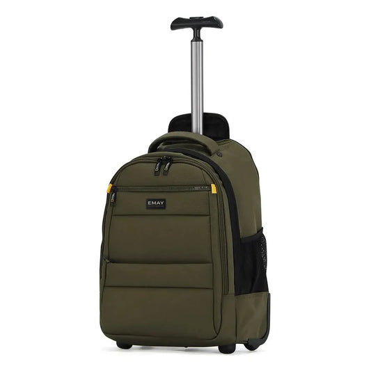 KTX-504147 Custom Trolley Backpack with Wheels for Air Travel and Cabin Use