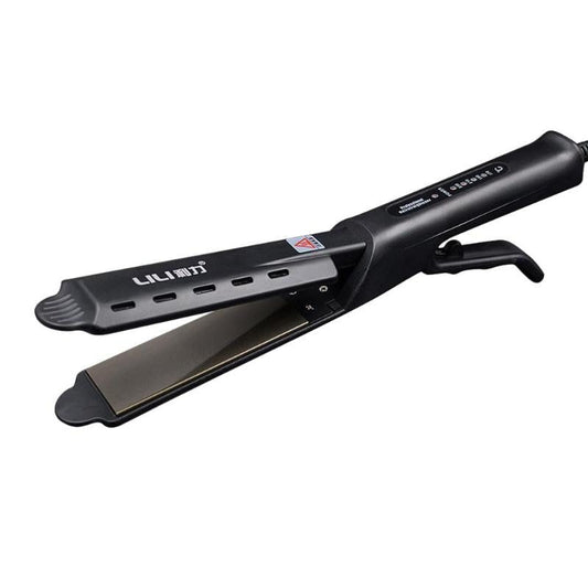 KTX-460435 Lili HS-1808 Hair Straightener with Widened Panel and Fast Heating, Dual Dry/Wet Use, Four Temperature Settings