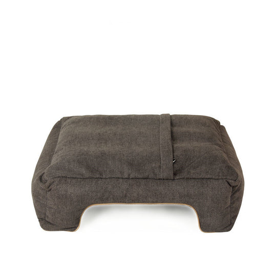 JMT-121418 Warm and Comfortable Bite-Resistant Small Dog Bed - Removable and Washable, Available in Silver Gray, Dark Brown, Navy Blue