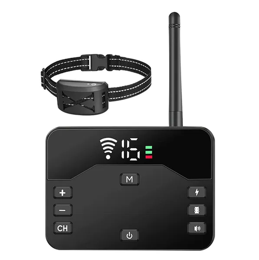 JMT-154250 Wireless Electric Dog Fence Containment System with Waterproof Shock Training Collar for All Dog Sizes