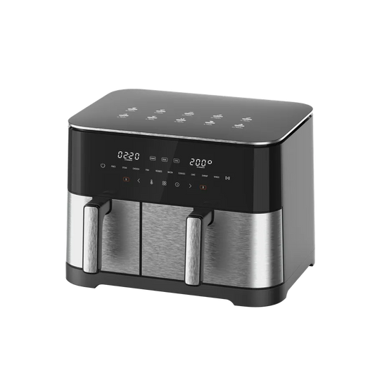 KTX-794707 Large Capacity 11L Air Fryer with Dual Core Technology and Transparent Cooking Pot