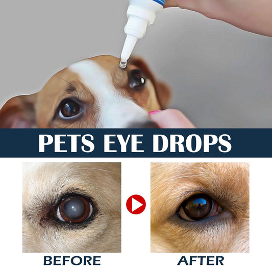 JMT-183818 Pet Eye Drops for Cats and Dogs - Relieve Tear Marks and Soothe Itchy Eyes
