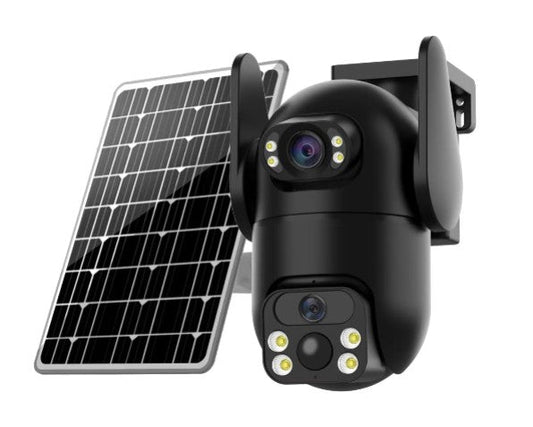 KTX-362067 Solar-Powered Outdoor Security Camera with Motion Detection and HD Video