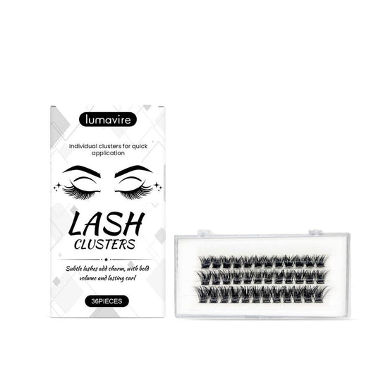 KTX-060115 Non-Adhesive Chemical Fiber False Eyelashes - 30 Pieces