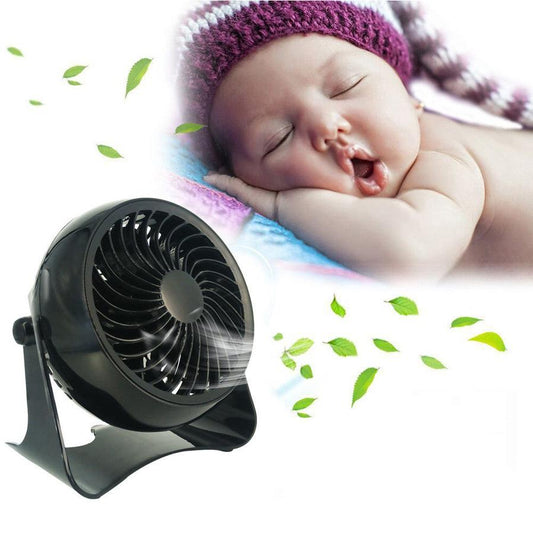 KTX-297683 Compact 4-Inch Mini Desktop Fan with Brushless Motor, USB Powered, Low Noise and Long-Lasting Performance