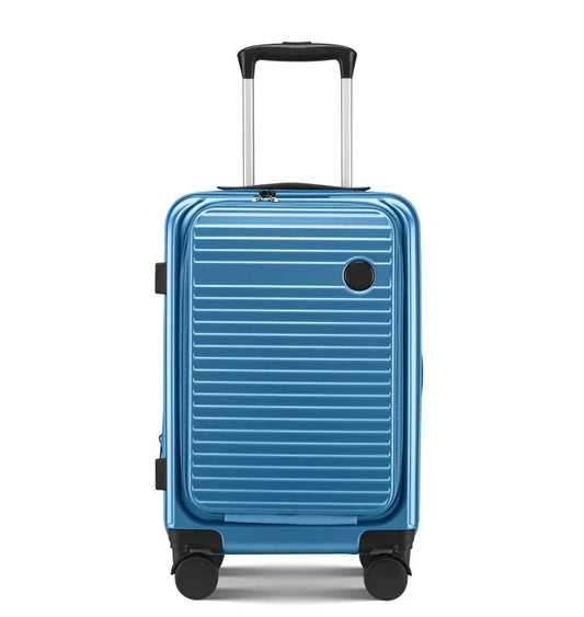 KTX-038547 Unisex Lightweight Hardside Carry-On Luggage with USB Charging Port and Spinner Wheels