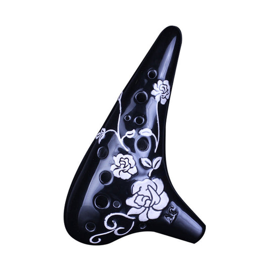 KTX-107411 Beginner-Friendly 12-Hole Ocarina for Learning and Performance