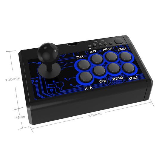 KTX-005715 USB Wired Game Joystick for Switch, PS4, PS3, XBOX One, XBOX 360, PC, and Android
