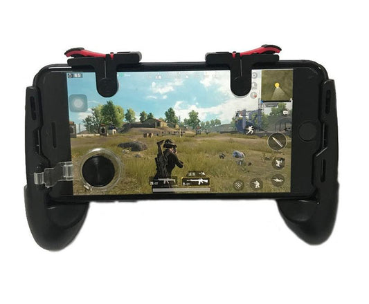 KTX-518803 Mobile Game Controller Set with Joystick and Fire Buttons for 5-6 Inch Smartphones, Compatible with Android and iOS
