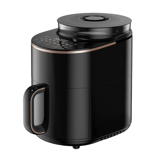 KTX-482835 Large Capacity 4.5L Steam Air Fryer with Visible Cooking Pot for Multifunctional Home and Commercial Use