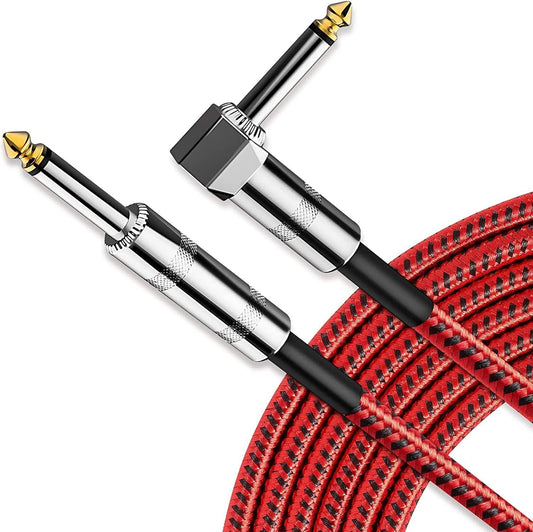 KTX-628627 Dual Channel 6.35mm Audio Cable for Amplifiers and Speakers, Various Lengths Available