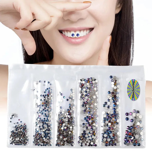 JMT-316938 Crystal Rhinestone Tooth Gems for Bright Smiles with Durable Adhesive