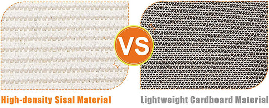 JMT-337994 Two-in-One Cat Scratching Pad and Toy Turntable with Sisal Material - 40 x 34 x 4.7 CM