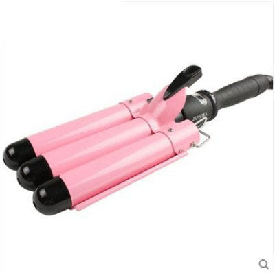 KTX-453587 Three-Tube Electric Curling Iron with Adjustable Temperature Control for Dry Hair