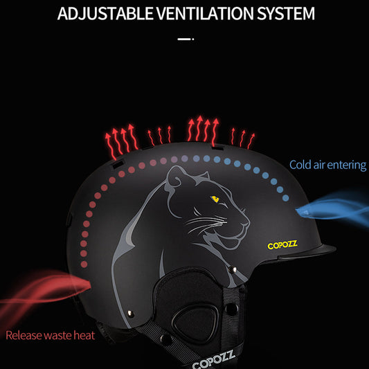 KTX-640851 Adult Ski Helmet for Men and Women - Outdoor Safety Gear