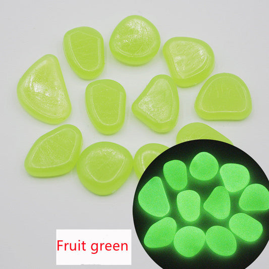 JMT-379978 Luminous Fluorite Pebbles for Night Fishing – Durable and Attractive Artificial Stones for Enhanced Bait Visibility