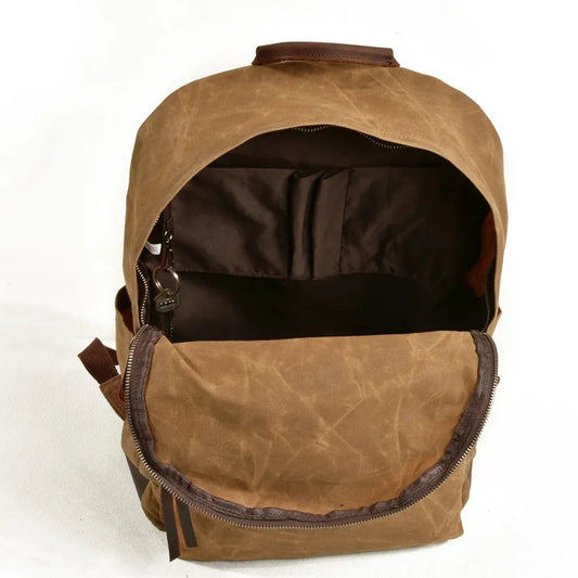 KTX-236947 Custom Design Waterproof Canvas Backpack for Video Camera with Zipper Closure and Durable Polyester Lining