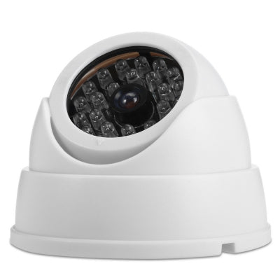 KTX-403731 Realistic Dummy Fisheye Security Camera with Flashing LED Light