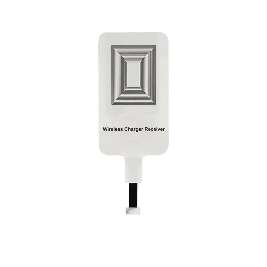 KTX-590611 Wireless Charging Receiver for Apple and Android Devices - Type-C Compatible, White