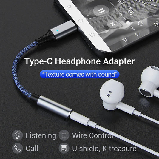 KTX-797587 USB-C to 3.5mm Aux Audio Adapter Cable for Headphones