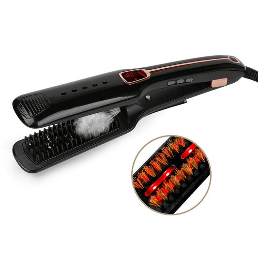 KTX-322515 Multifunctional Steam Spray Hair Straightener Comb with Infrared Technology and Moisture Control