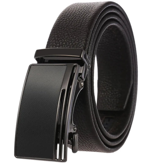 KTX-732755 Luxury Leather Automatic Buckle Belt for Men - Model LY36-0193-5