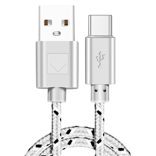 KTX-840467 Nylon Braided USB Type-C Data Cable for Fast Charging and Data Transfer