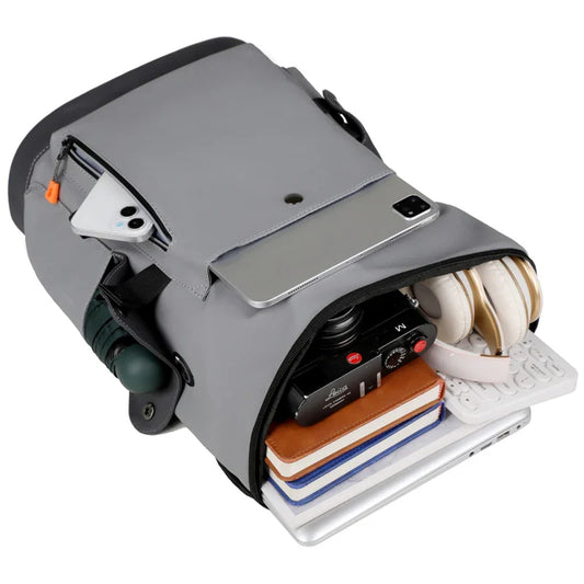 KTX-060947 Luxury Waterproof Laptop Backpack with Breathable Shoulder Straps and USB Charging Port