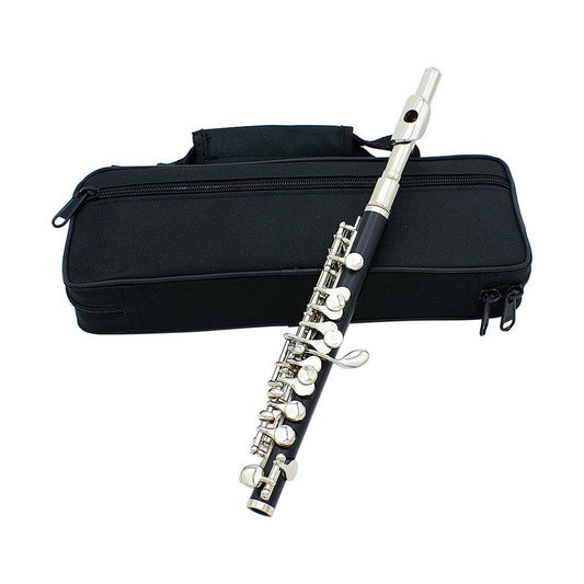 KTX-714195 C Key Piccolo with Bakelite Tube Body and Silver Plated Finish for Beginners and Professionals