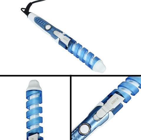 KTX-191443 Electric Hair Curler and Crimping Wand with Adjustable Temperature Settings