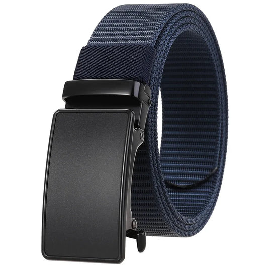 KTX-667219 Men's Casual Nylon Belt - Adjustable and Durable Design, Model LY55-0027-3
