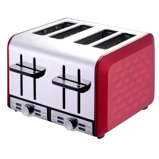 KTX-632339 1700W Purple Stainless Steel Electric Toaster for Home Use