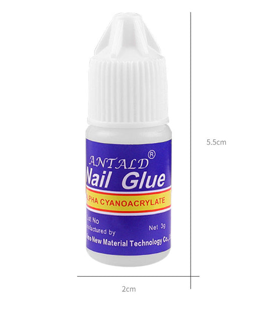 JMT-646858 Nail Glue for Jewelry Adhesion – 3g Organic Solution with Brush Applicator