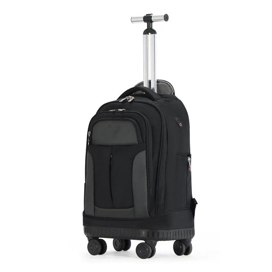 KTX-143699 Large Capacity Rolling Business Carry-On Trolley Travel Backpack for Air Travel