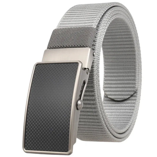 KTX-601683 Nylon Braided Men's Roller Buckle Belt - Model LY36-23553-1