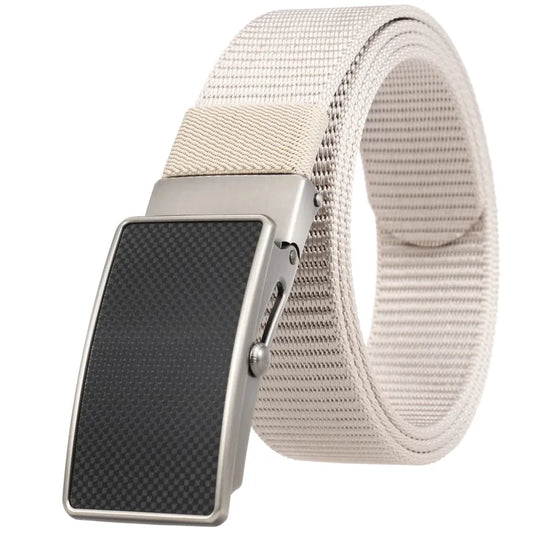 KTX-601683 Nylon Braided Men's Roller Buckle Belt - Model LY36-23553-1