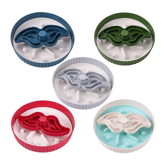 JMT-690698 Interactive Pet Feeding Mat - Rotating Game Board with Anti-Choke Silica Gel Pad