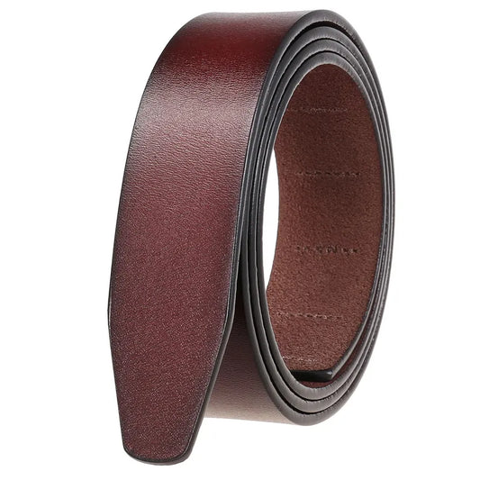 KTX-191507 Genuine Leather Men's Belt Without Buckle - Model LY35-3308