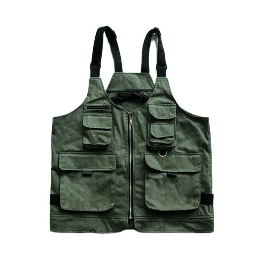 KTX-684499 Multifunctional Outdoor Apron Vest for Camping, Fishing, Gardening, and More