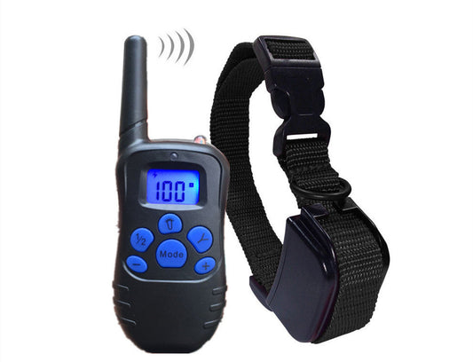 JMT-711306 Dog Training Device with Shock and Vibration Features for Bark Control