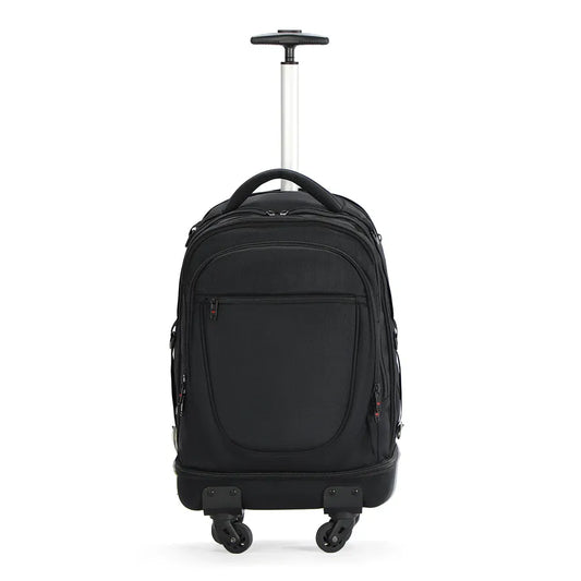 KTX-340307 Large Capacity Rolling Backpack with Trolley Wheels for Business Travel