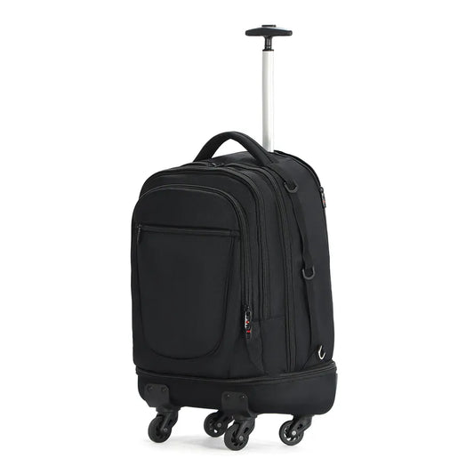 KTX-340307 Large Capacity Rolling Backpack with Trolley Wheels for Business Travel
