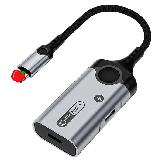 KTX-473107 8-Pin to 3.5mm Audio and Charge Adapter for iPhone Devices