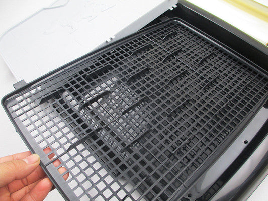 JMT-748170 Dog Potty with Wall Urinal, Anti-Splash Fixed Point Design, Plastic Pet Toilet, 34x47x4.5 cm Dimensions