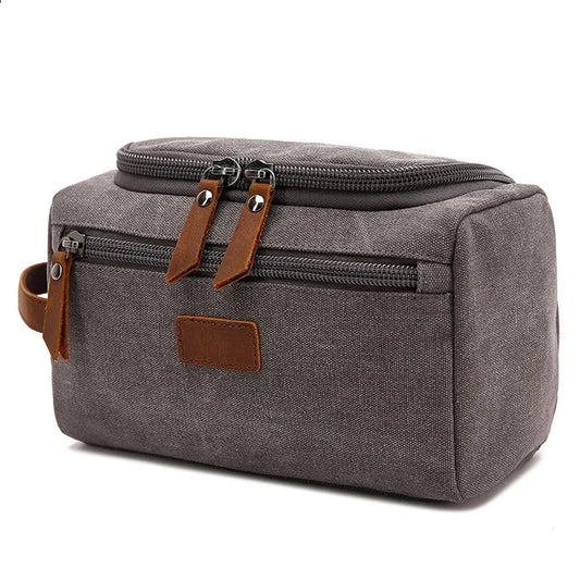 KTX-744467 Retro Leisure Travel Wash Bag for Men and Women - Cosmetic & Storage Organizer in Multiple Colours