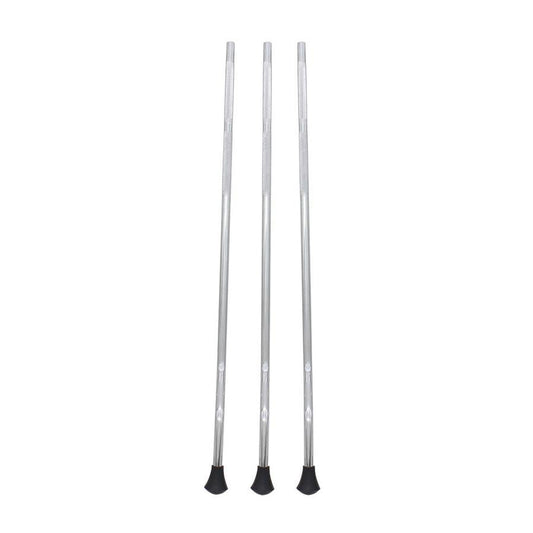 KTX-517587 Metal Drum Legs with Anti-Skid Surface for Percussion Instruments - Silver Finish
