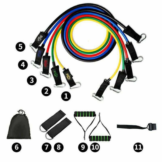 KTX-472083 Latex Resistance Training Bands for Stretching and Yoga Workouts