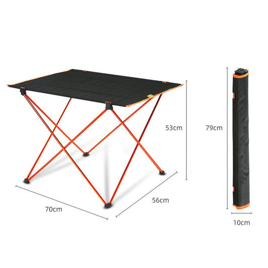 KTX-004435 Portable Aluminum Alloy Folding Tables and Chairs Set